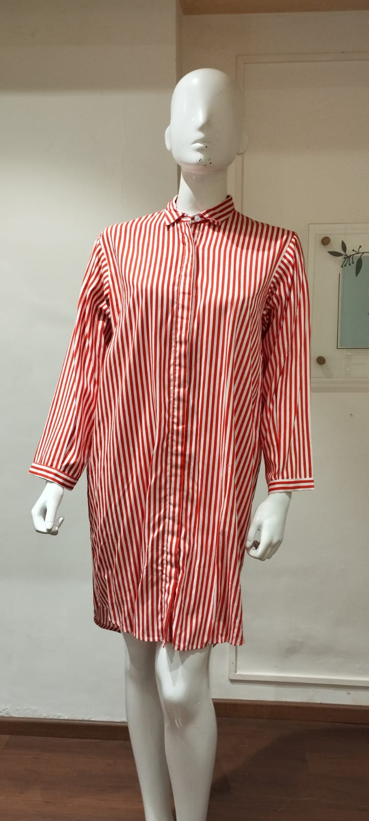 Embroidered Cotton Striped Shirt Dress – The Ambition Collective