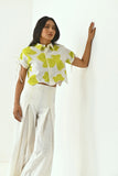 Khadi White Ladies Officewear Trouser