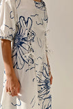 Ladies Office Party Printed Dress