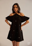 Relaxed fit Women's Ruffle Sleeve dress