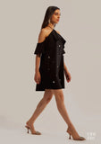 Relaxed fit Women's Ruffle Sleeve dress