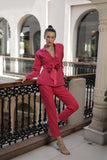 "Pretty in pink" Pant suit