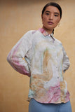 Satin Multicolor Women's  Shirt