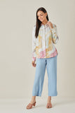 Satin Multicolor Women's  Shirt