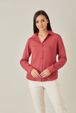 Regular Fit Textured Dobby Shirt for Ladies