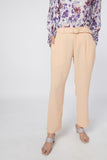 Formal Regular Pink Front Pleat Narrow Fit Trouser