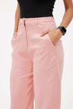Relaxed Fit Wide Leg Trouser Set - Pink