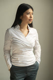 White cotton Shirt for women