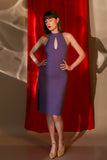 Purple Women's Evening Bodycon Dress