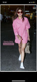 Pink Shirt dress