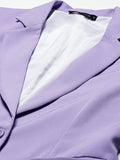 Lavender Pants Suit for Women, Office Pant Suit Set for Women