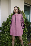 Luxurious Embroidered Full Sleeves Shirt Dress for Women