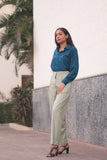 Relaxed fit Cotton tapered Leg pant