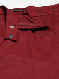 Classic Work Blazer & Trouser Women's Pant Suit Set - Wine Red