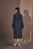 Dark Frey Cotton Comfortable Dress | Women's Workwear