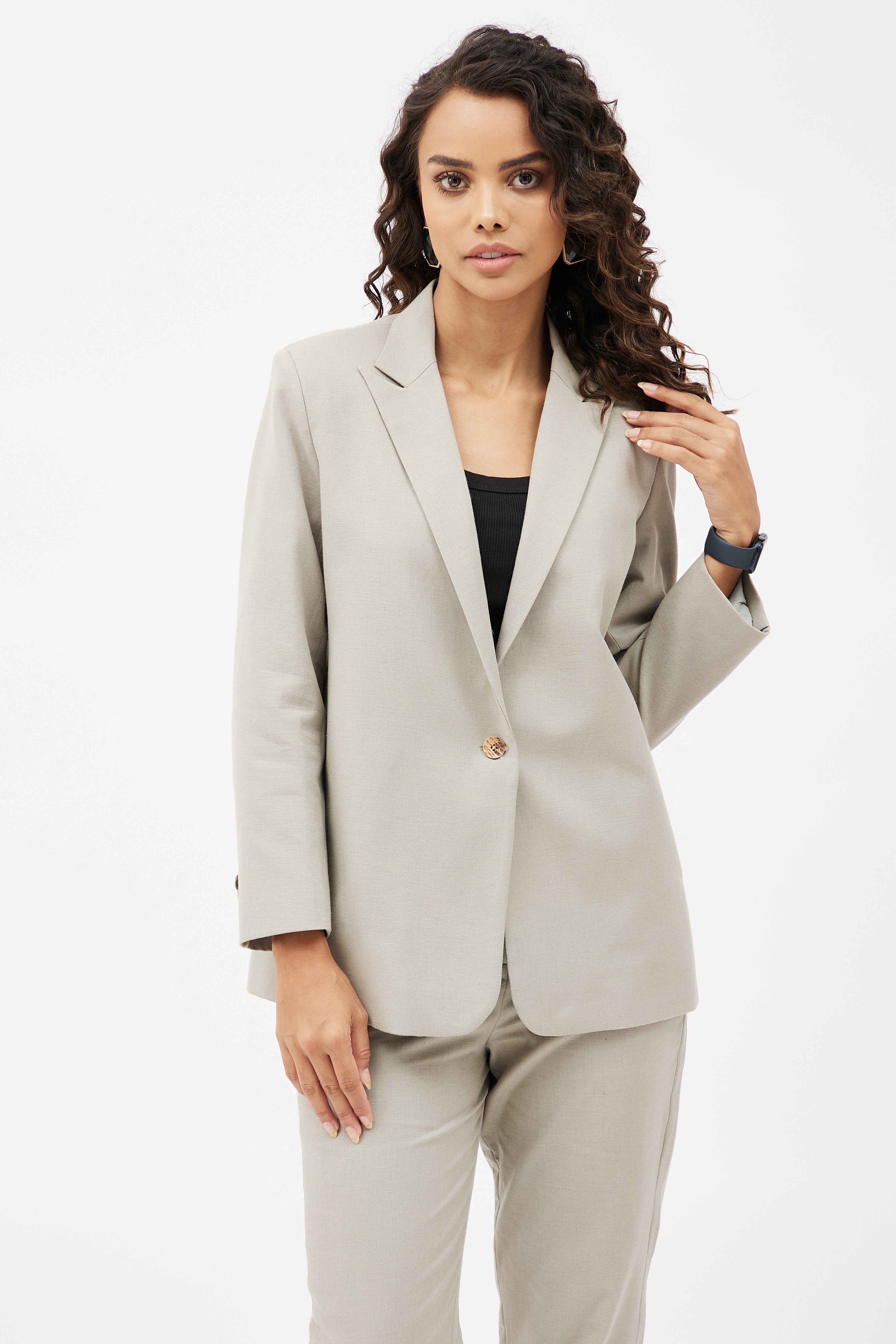 Rent Coast Baby Blue Split Hem Trouser Suit  Hirestreet UK  Hirestreet