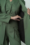 Green Qua women's suit