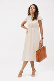 Cotton linen dress