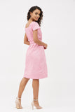 Pink workwear dress 