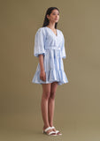 Tiered Cotton Ladies Mini Dress