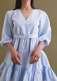 Tiered Cotton Ladies Mini Dress
