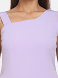 Women's Stunning Sleeveless Stretch Dress - Lavender