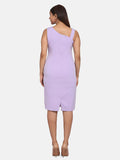 Women's Stunning Sleeveless Stretch Dress - Lavender