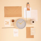 Yours Concretely Eclectic Grey - Concrete Table Clock