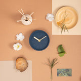 Eclectic Royal Blue - Concrete Table Clock