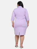 Women's Business Formal Stretch Skirt Suit by PowerSutra  - Lavender