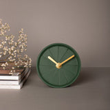 Elevate Royal Green - Concrete Table Clock