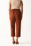 Linen Brown pants for work