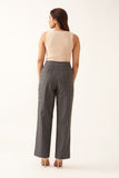 Cotton Linen Grey Relaxed fit Co-ord Set