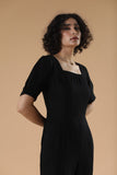 Business formal black jumpsuit 