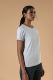 White Casual T-shirt by Qua