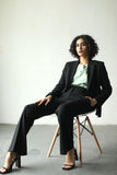Jet black Women's Qua trouser