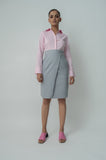 Office wear Grey skirt for Women