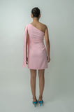 Pink corporate evening dress