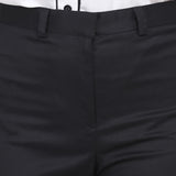 Women's Black Cotton Formal Trouser- PowerSutra