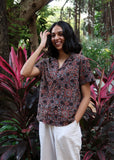 Block Printed cotton women's shirt