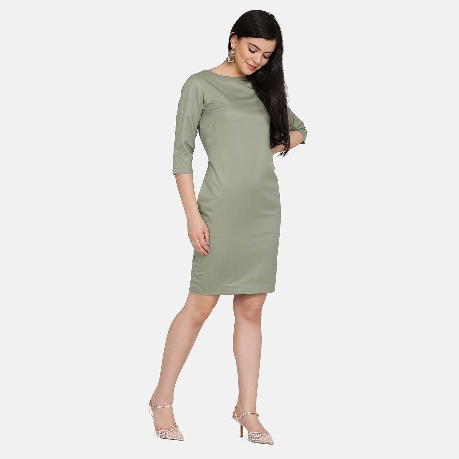 Ladies Work Sage Green Sheath Dress The Ambition Collective Ladies Work Sage Green Sheath Dress The Ambition Collective