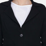 Timeless Classic Women's Black Poly Moss Pant Suit