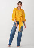 Yellow workwear shirt for women 